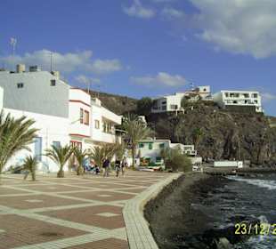Strandpromenade in Las Playitas