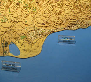 Modell von Gran Canaria