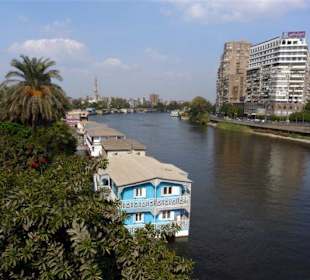 Brücke 26 July , Richtung Zamalek