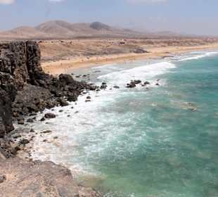 Strand in Cotillo, ca. 800 m vom Cotillo Beach 