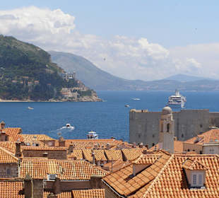 Widok na Adriatyk z Murów Obronnych