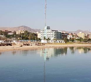 Vom Boot Richtung Basis und Hotel