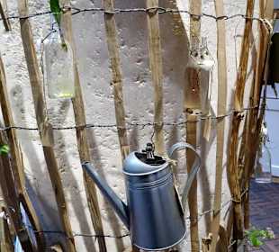 Die Wand der Keimlinge in der Markthalle