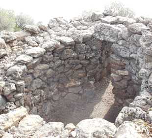 Blick von oben in den Turm