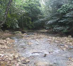 Beginn des Anstieges