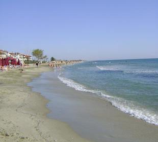 Strand gleich am Hotel
