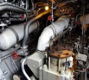 Maschine eines Schleppers