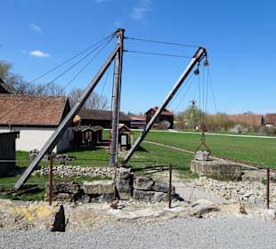 Derrick-Kran im Fränkischen Freilandmuseum