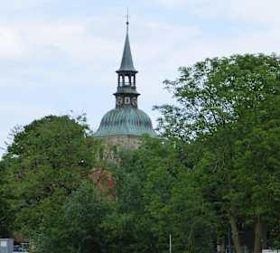 Friedrichstadt vom Wasser aus