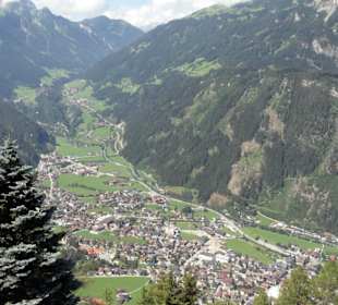 Blick auf Mayrhofen