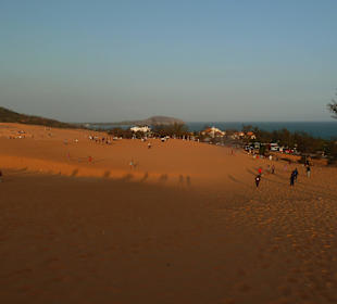 Düne bei Sonnenuntergang