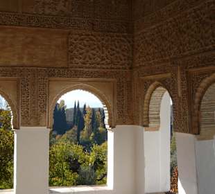 Generalife in giardino dell'Alhambra