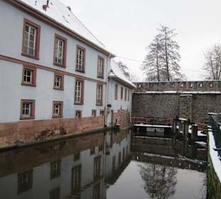 Altstadt Wissembourg im Winter