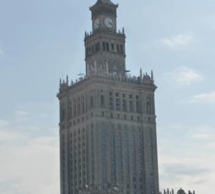 Die moderne Skyline von Warschau