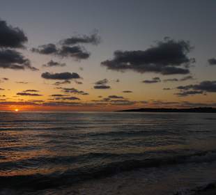 Sonnenaufgang am Strand