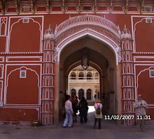 Palasttoreingang in Jaipur