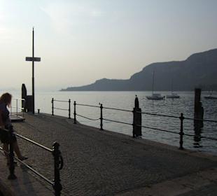 Schffsanlegesteg am Gardasee