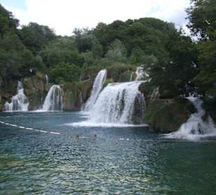 Wodospady w parku narodowym krka