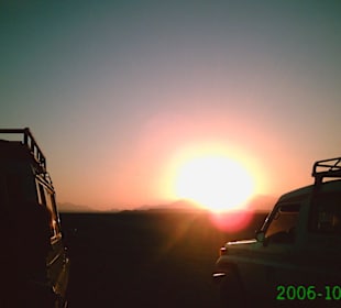 Sonnenuntergang in der Wüste