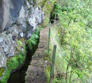Levada do Furado - steil ab