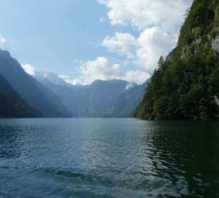 Königssee: mit dem Schiff über den Königssee