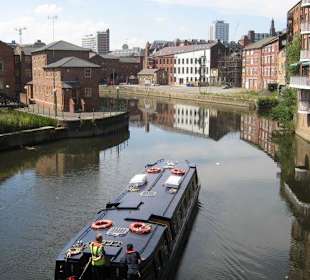 Der Fluss Aire von der anderen Seite