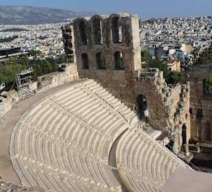 Widoki w trakcie wchodzenia na Akropol