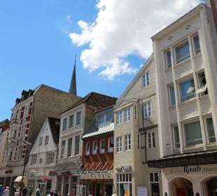 Geschäftsstraße Holm