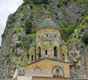 Die berühmte Kirche in Amalfi