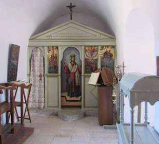 Kapelle innen auf Spinalonga