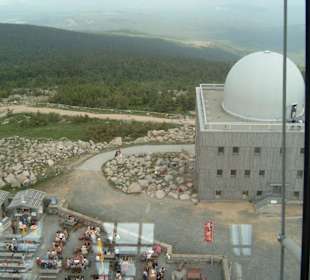 Blicl vom Aussichtsturm ins Tal