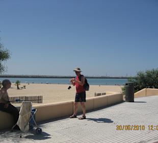 Prommenade an der Playa de la Puntilla