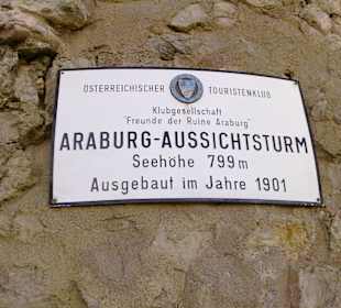 Aussichtsturm der Araburg