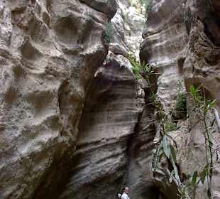 Avakás-Schlucht: Engste Stelle
