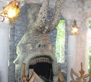 Im Esssaal im Wohnhaus von Webers