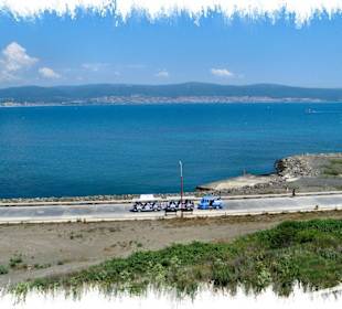 Blick zum Meer