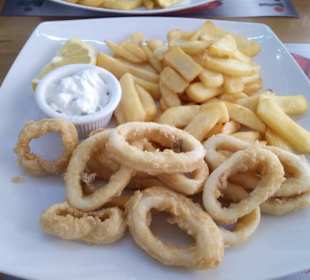 Calamaris im "White Lion"