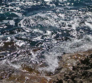Blick vom kleinen Inselchen am Nissi Beach