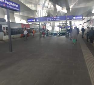 Wiener Hauptbahnhof in Bau (im Juni 2014)