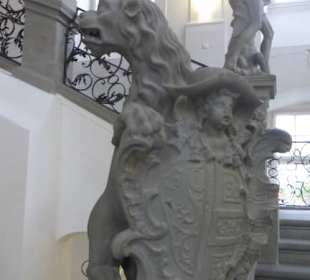 Im Treppenhaus vom Neuen Schloss