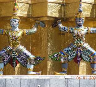 Wat Phra Khaeo Goldene Chedis