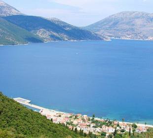 Ausblick auf Sami auf der Insel Kefalonia