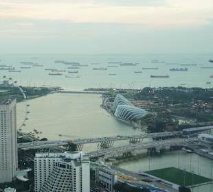 Singapur aus der Asia Bar aufgenommen