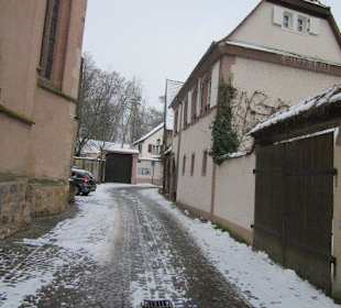 Altstadt Wissembourg im Winter