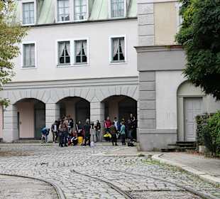 Filmstadt bei Dreharbeiten