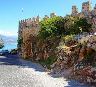 Burg von Alanya (Ic Kale) An&/Abfahrt