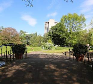 Steg über den Bachlauf