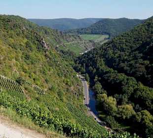 Ahrtal, Blick Richtung Dernau