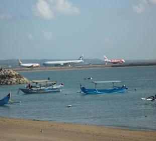 Flughafen am Strand