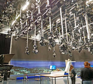 180 Scheinwerfer im Studio